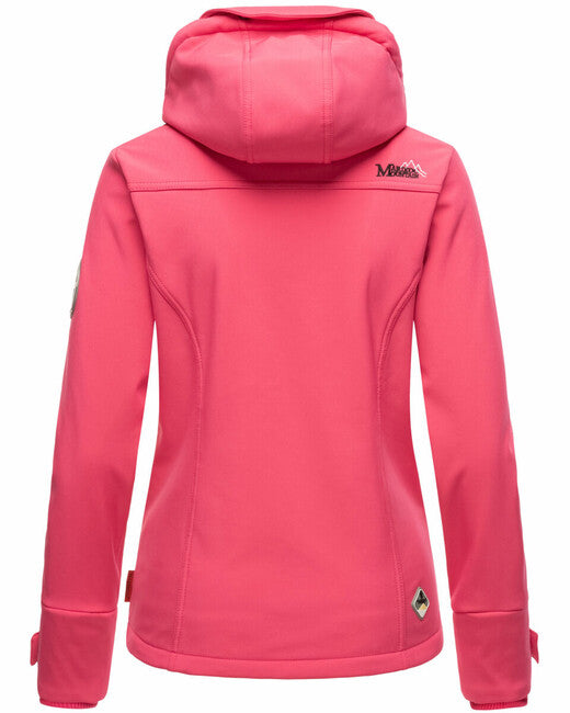 Marikoo Kleinezicke damen übergangsjacke mit kapuze, rosa
