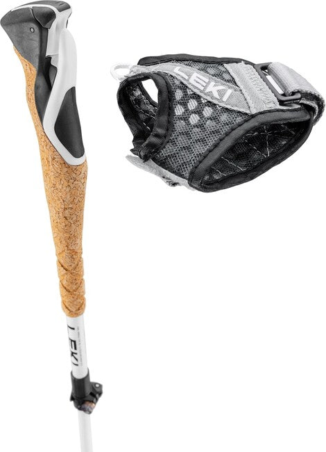 LEKI Cross Trail FX Superlite trekkingstöcke, weiß-hut-schwarz, 110 - 130 cm