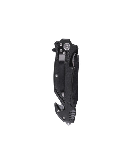 Mil-Tec einhandmesser 'fire brigade' schwarz