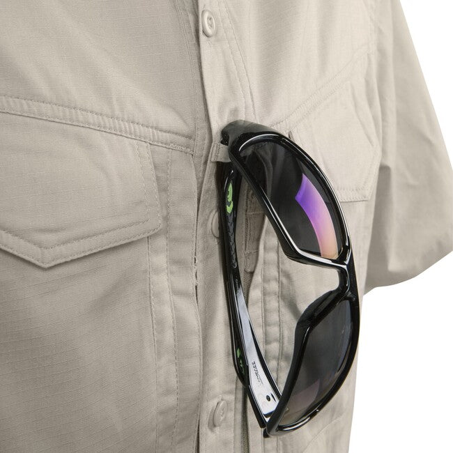 Helikon-Tex Defender Mk2 Hemd mit kurzen Ärmeln - PolyCotton Ripstop - schwarz