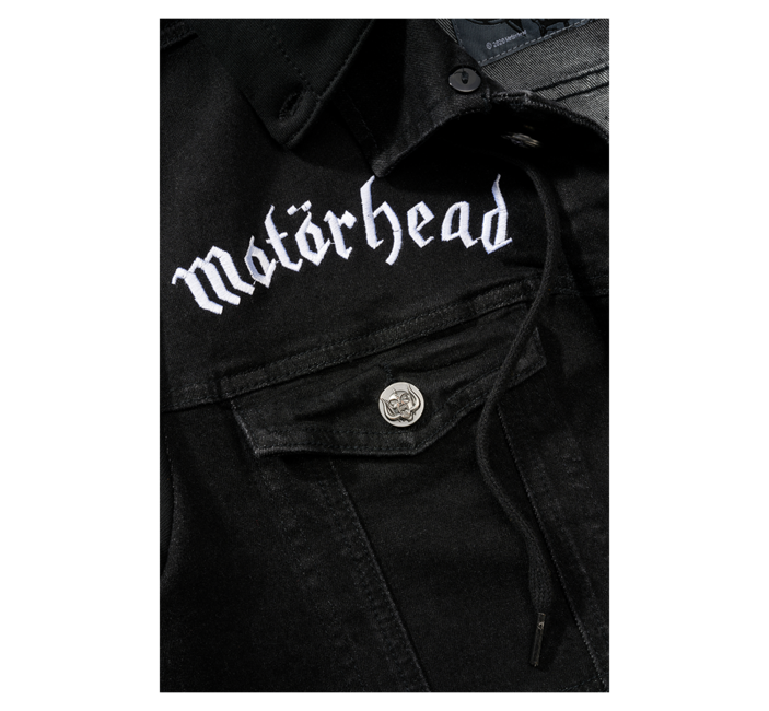 Brandit Motörhead Cradock Denim jacke, schwarz-schwarz