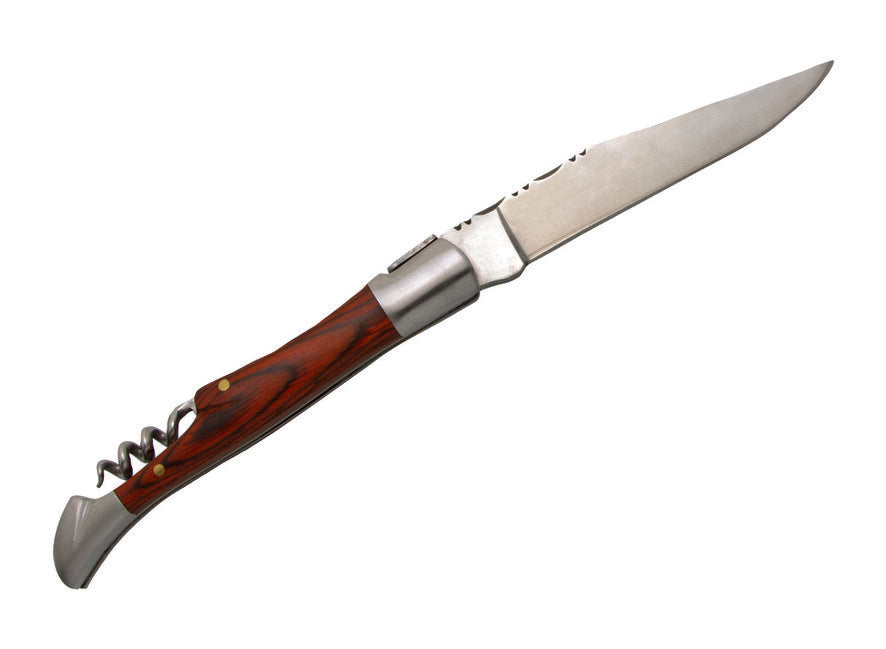 Laguiole DUB039 vreckovy Messer, cepel 12cm, ocel 420, rukovät braun staminy