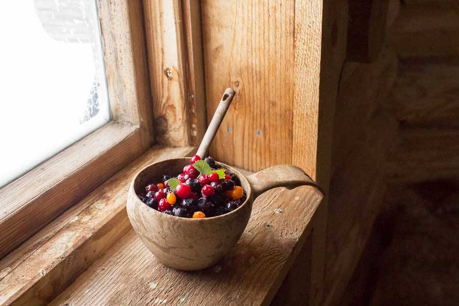 Kupilka 21 Classic Cup becher mit löffel, braun