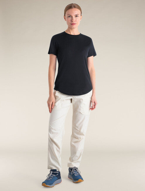 Icebreaker Cool Lite Sphere III damen merino kurzarm T-shirt 125, schwarz