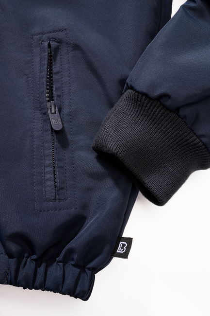 Brandit Kids Frontzip Windbreaker jacke, navy blau