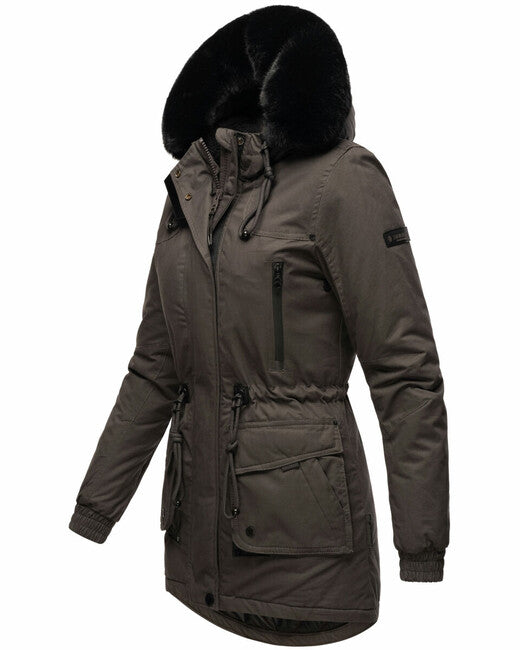 Navahoo Olessaa damen Winterjacke, anthrazit
