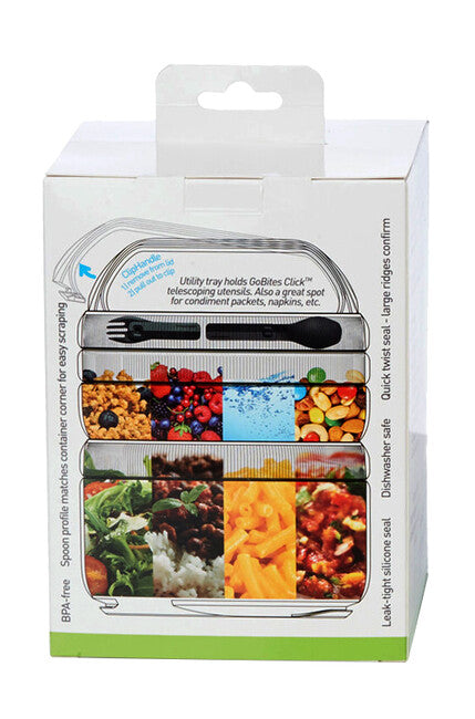 humangear Stax Modular lunchbox XL grau-blau