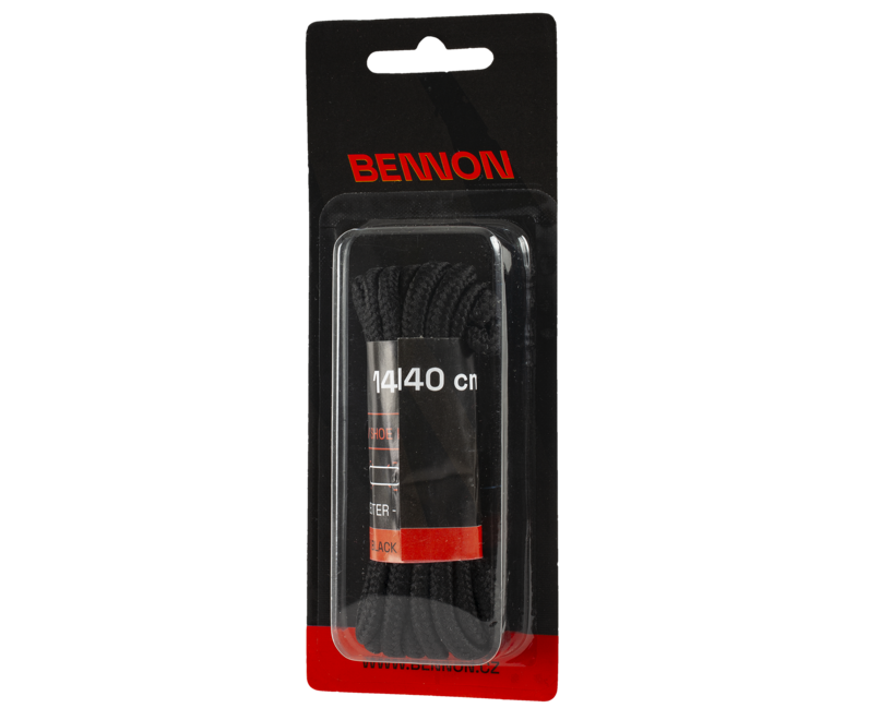 BENNON snurky do topanok Laces Black Box 140 cm