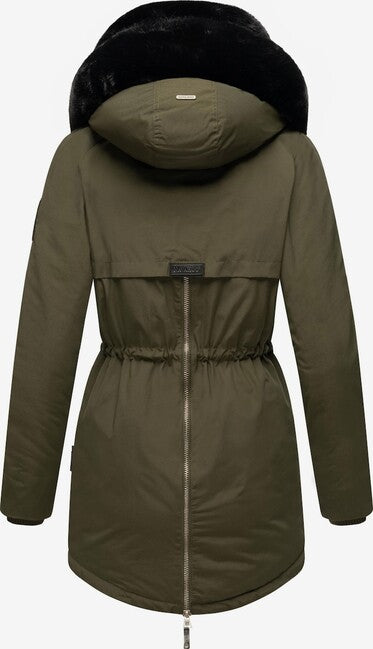 Navahoo Sweety Deluxe damen-Winterparka dunkeloliv