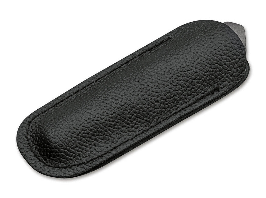 BÖKER Plus Genios taschenmesser mit lederetui 7,7 cm, grau