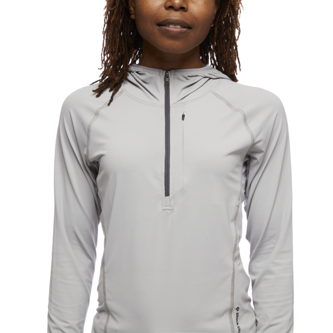 Black Diamond Alpenglow Pro damen-Sweatshirt, zinnfarben