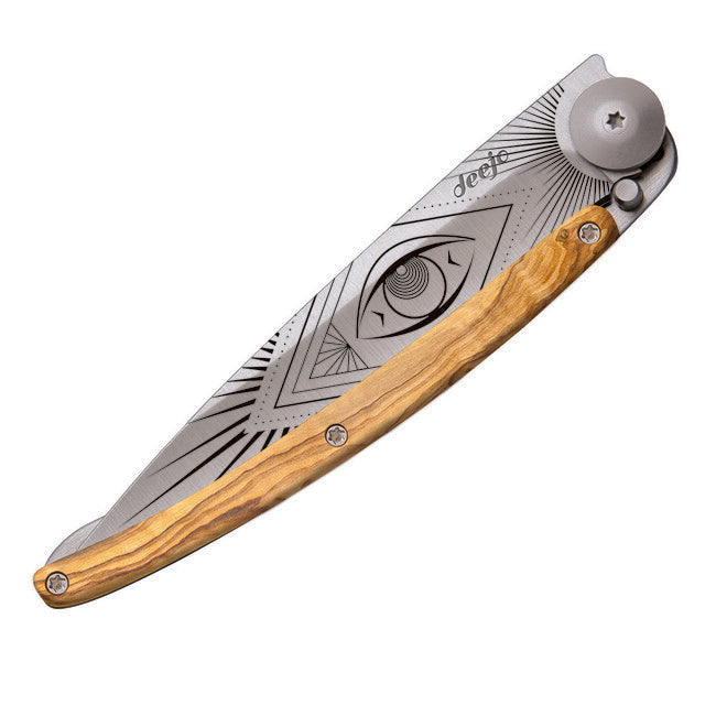 Deejo Tattoo Σπαθάκι Αναδιπλούμενο Olive Wood Vision