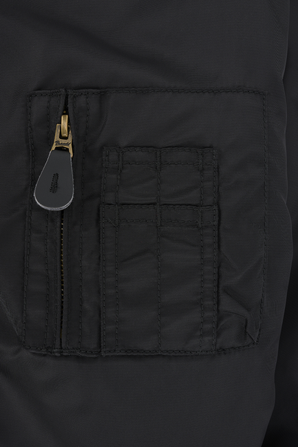 Brandit CWU Jacke mit Kapuze, schwarz