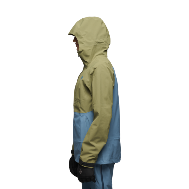 Black Diamond Recon Stretch Ski Shell damen-Skijacke, crag green-creek blue