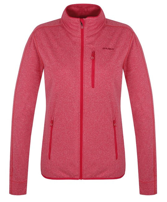 HUSKY Ane damen sweatshirt mit Reißverschluss, rosa
