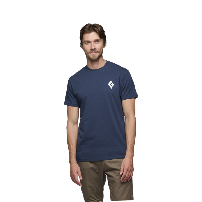 Black Diamond herren Kurzarm-T-shirt Ausrüstung für Alpinisten, indigo