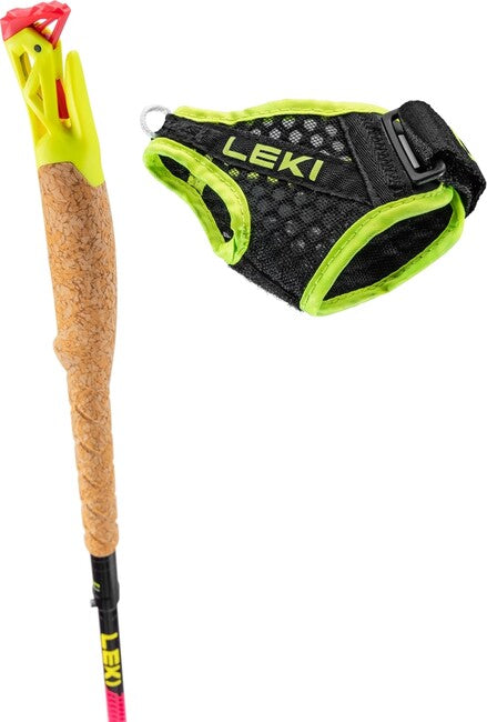 LEKI Ultratrail FX.One Trail Running stöcke, neonpink-schwarz-neongelb
