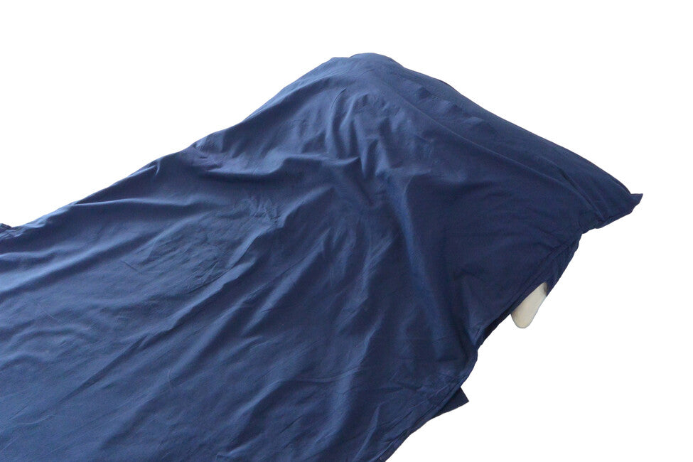 Origin Outdoors Baumwolle rechteckigen Schlafsack Liner in königsblau