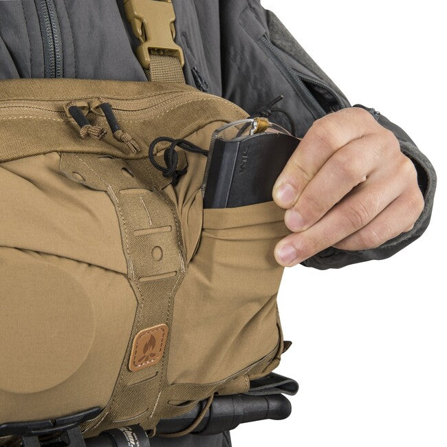 Helikon-Tex Numbat brusttasche - schwarz / schattengrau