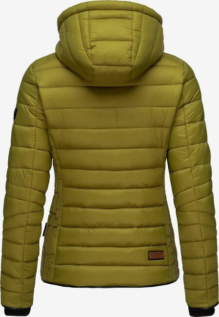 Navahoo Lulana damen Übergangsjacke mit Kapuze, moosgrün