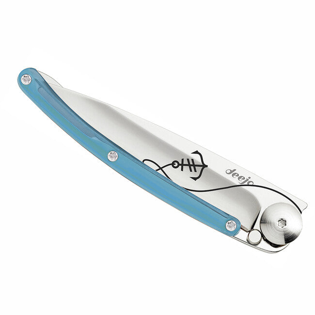 Deejo Tattoo Schließmesser blue anchor & quot