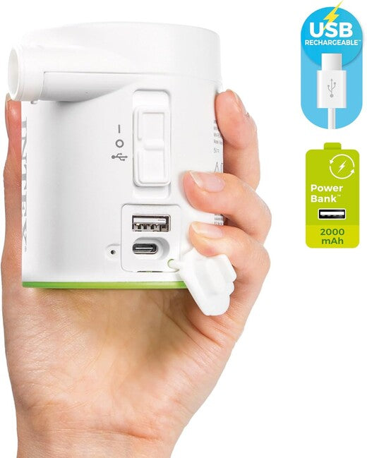 InTex USB200R Wiederaufladbare elektrische Pumpe Quickfill