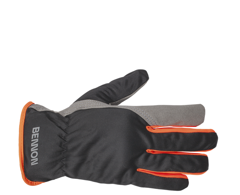 BENNON CARPOS schutzhandschuhe, grau/orange (12 Stück)