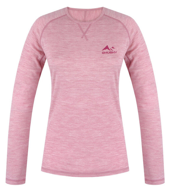 HUSKY termopradlo merino T-Shirt Dl Merow faded pink