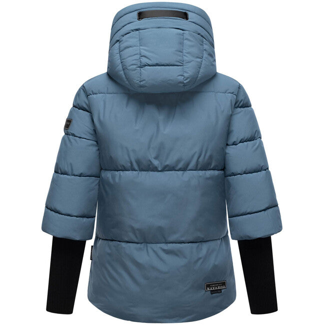 Navahoo LOTUSHERZ XIV damen Winterjacke, dusty blue