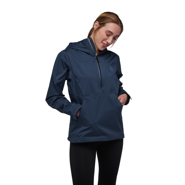 Black Diamond StormLine Stretch Anorak damen-Regenanorak, indigo
