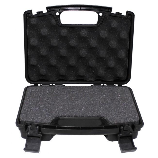 MFH Pistolenkoffer Kunststoff klein abschließbar 26x20,5x7,5 cm, schwarz
