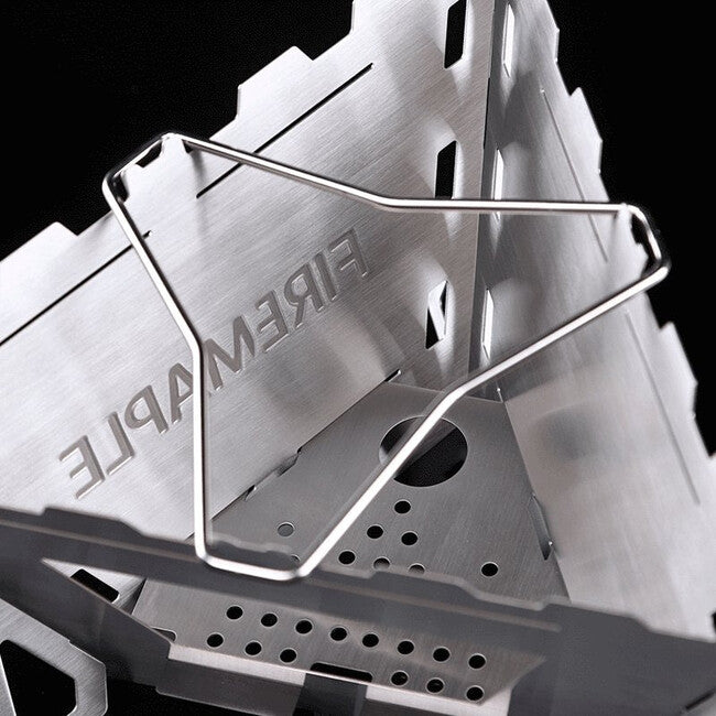 Fire Maple Maverick klappbarer holzofen mit sockel und 3 paneelen