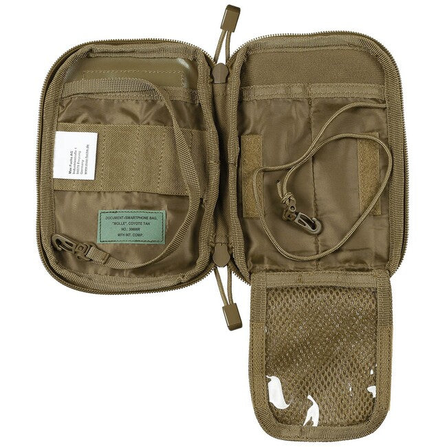 MFH MOLLE Dokumenten-/Smartphone-tasche, coyote tan