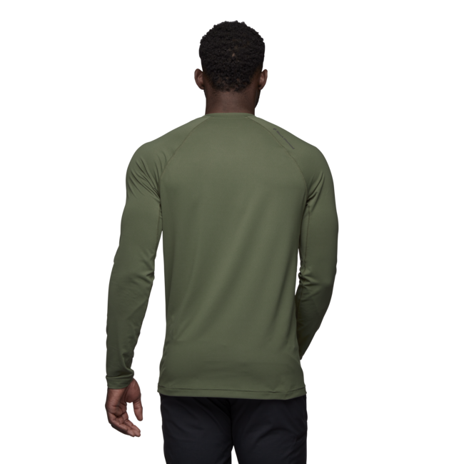 Black Diamond Alpenglow Crew herren langarm-T-shirt, tundra