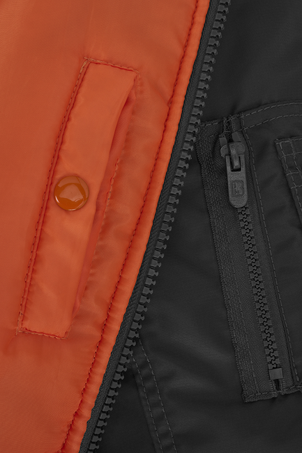 Brandit MA1 kinderjacke, schwarz