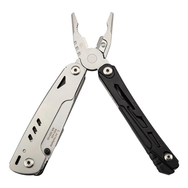 Herbertz Multifunktionswerkzeug 7,1 cm Edelstahl, Nylontasche