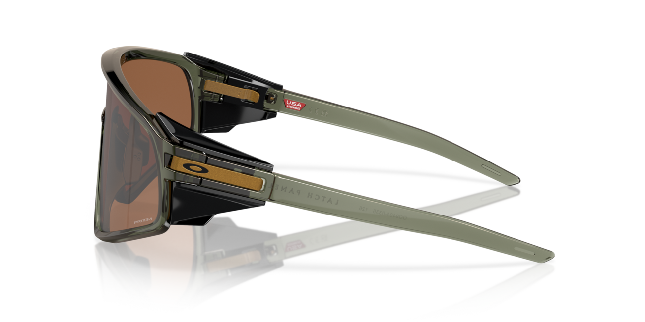 Oakley LATCH PANEL Sonnenbrille mit Rahmen Olive Ink und mit Dias Prizm Tungsten 35