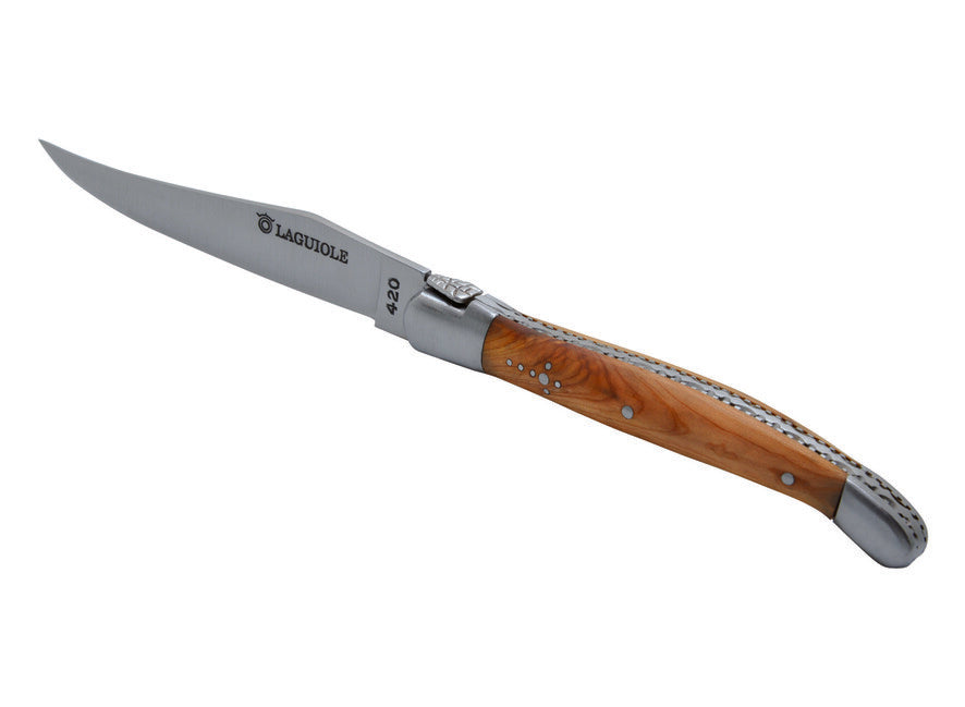 Laguiole DUB124 Steakmesser 6er-Set mit Wacholderholzgriff