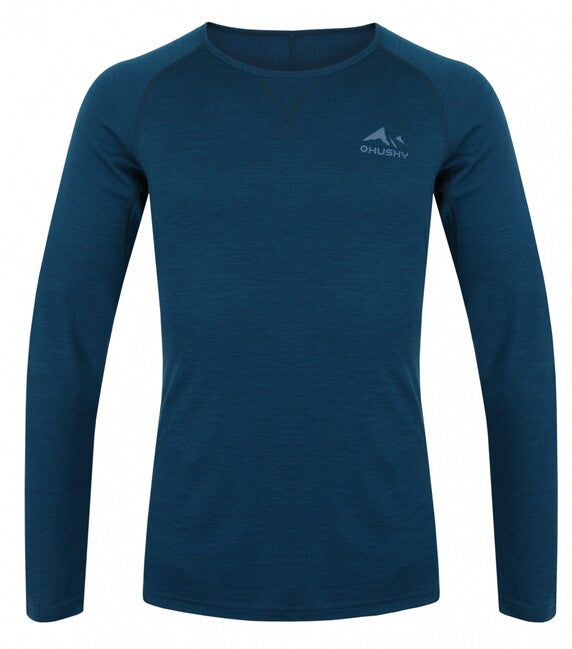 HUSKY Mertee herren thermo langarmshirt M, blau