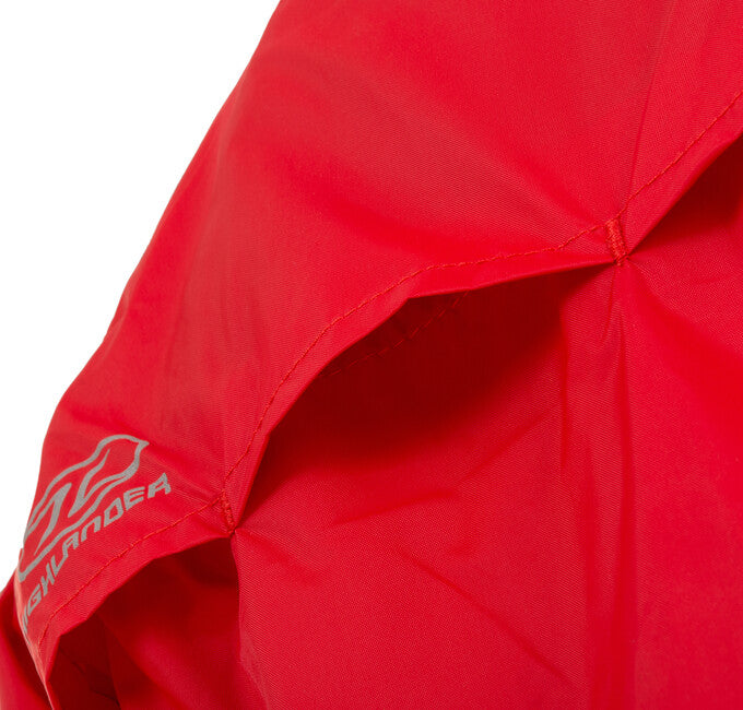 Highlander Stow and Go Kids Rain Jacket, Red