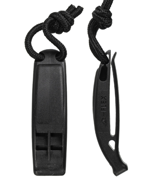 Mil-Tec MOLLE Taktische Pfeife, schwarz