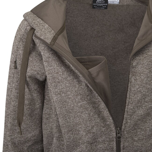 Helikon-Tex Covert Taktische Kapuzenjacke (FullZip) - Melange Blau