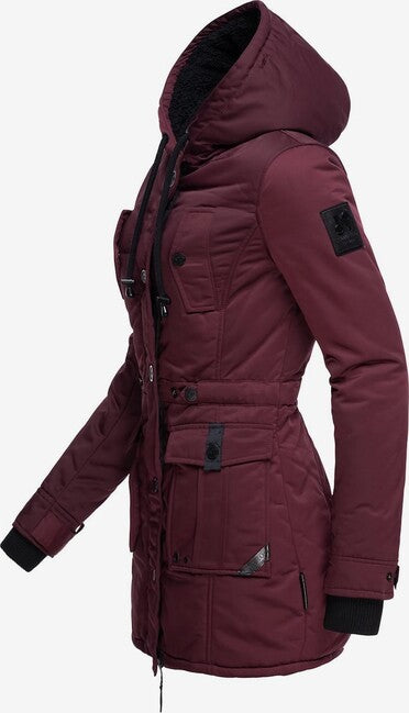 Navahoo Luluna Princess damen Winterjacke mit Kapuze, wein