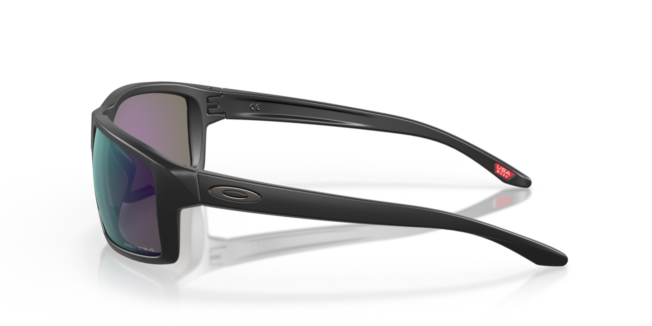 Oakley GIBSTON Sonnenbrille mit Rahmen Matte Black und mit Dias Prizm Jade 61