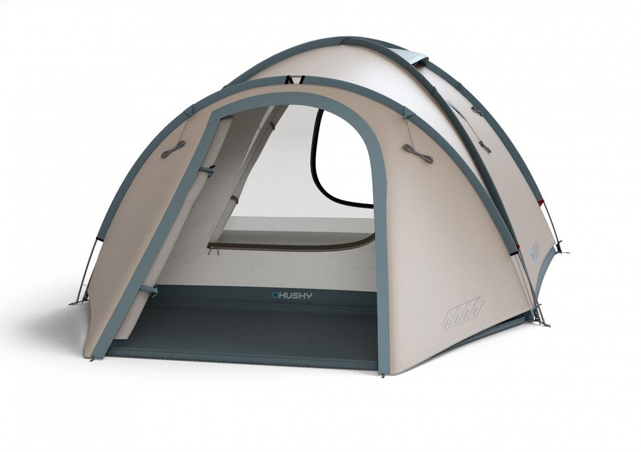 Husky Bizon 3 Classic Familienzelt für 3 Personen, light grey