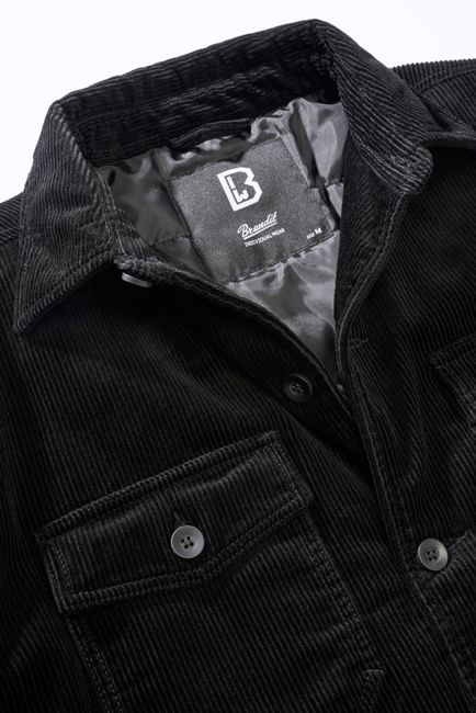Brandit Cordjacke, schwarz