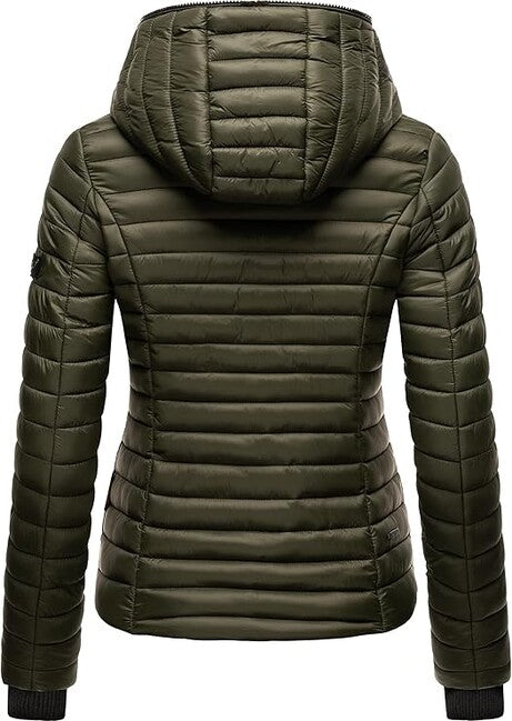 Navahoo Kimuk damen Übergangsjacke mit Kapuze, oliv
