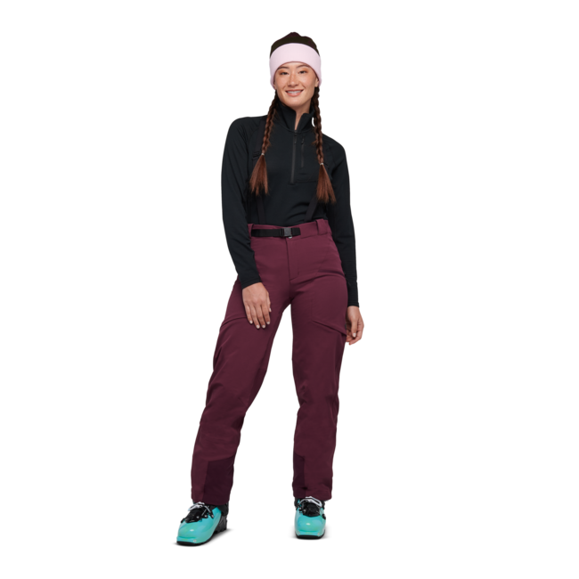 Black Diamond Dawn Patrol Hybrid Women's Pants, Blackberry