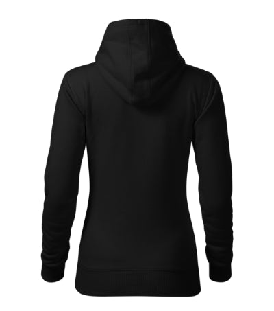 Malfini Cape Kapuzenpullover für Frauen, schwarz