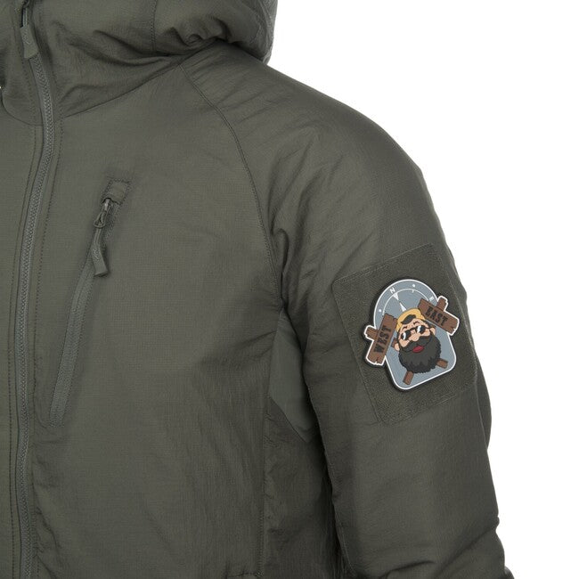 Helikon-Tex Wolfhound Jacket with Hood - Climashield Apex - Desert Night Camo